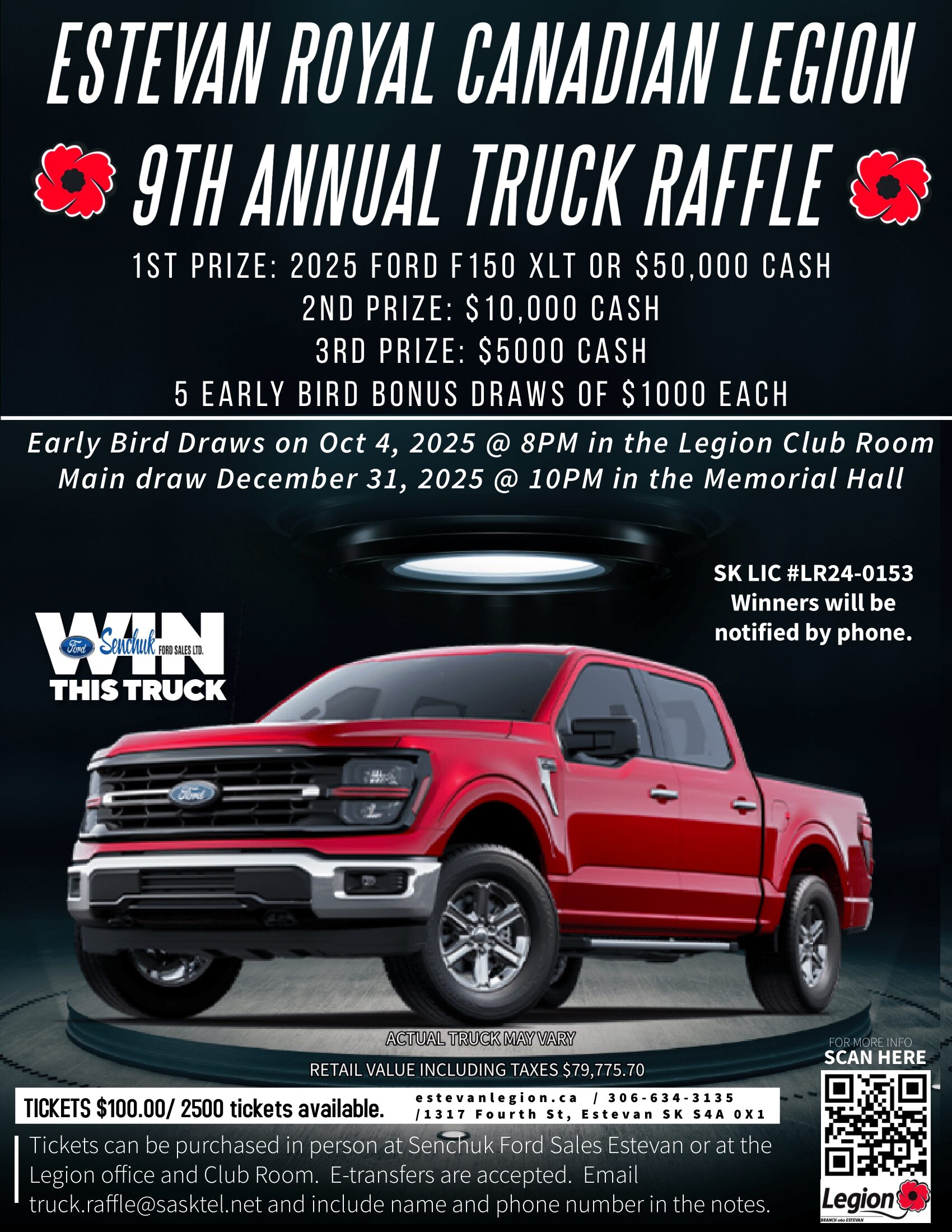 2025 LEGION TRUCK RAFFLE Poster-1