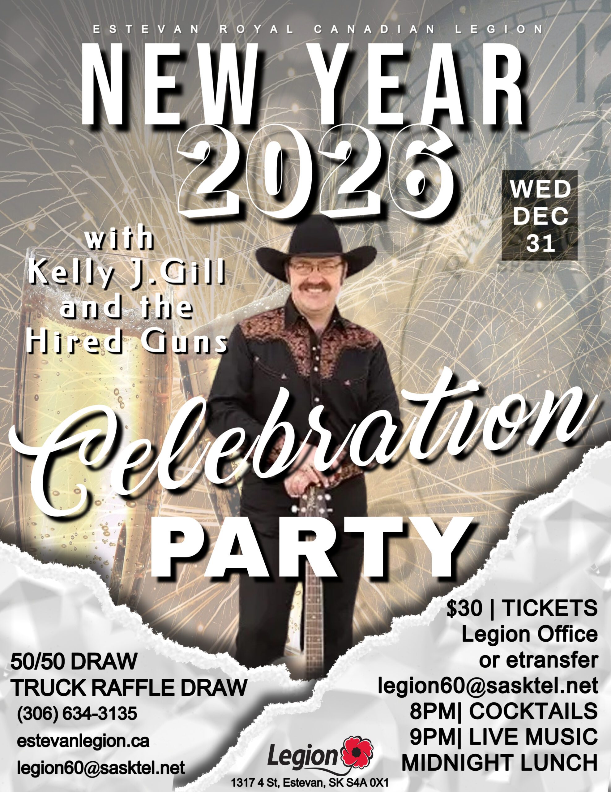 Kelly Gill New Year 2026 Voices of Legends - Tribute Show